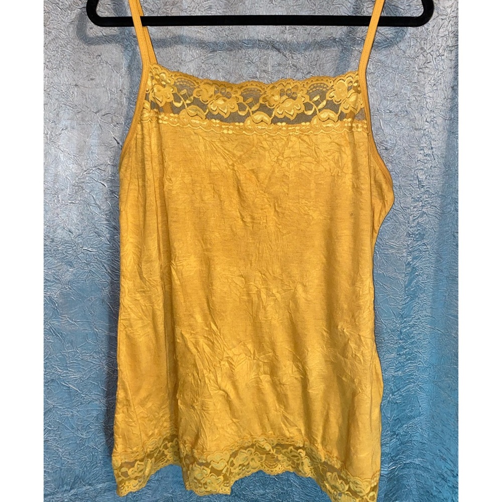Maurices Plus Size Solid Lace Crinkle Cami